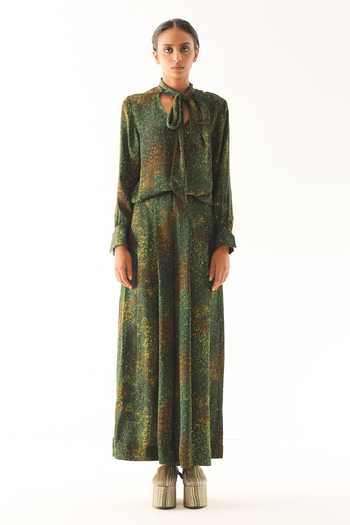 Til Freckle Print Top & Trouser Co-ord Set 