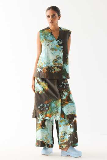 Til Florid Hand Painted Gilet 