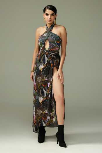 Tizzi Furbelow Helix Art Print Sarong 