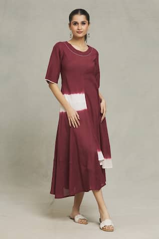 Naintara Bajaj Cupro Tie Dye Dress 