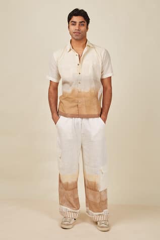 BANANA labs Murk Linen Printed Shirt & Pant Set 