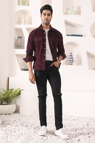 Plain Full Sleeve Overshirt 