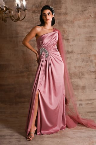 Buy Pink Dresses & Gowns for Women by FUSIONIC Online | Ajio.com