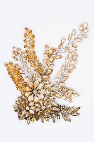 Moon Star Embellished Hair Clip 