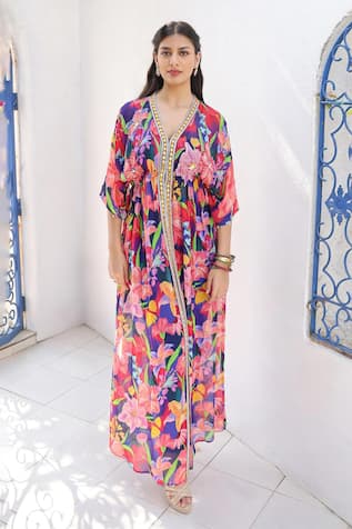 Seams Pret And Couture Nadira Print Kaftan With Pant 