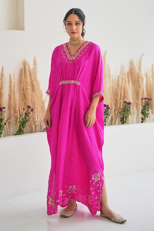 Pita Nila Ariana Hand Embroidered Kaftan 