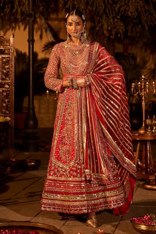 The Royaleum Maanika Embellished Anarkali With Dupatta 