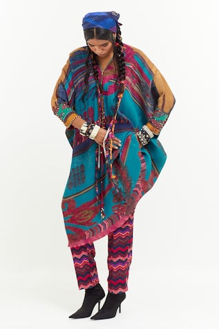 ASEEM KAPOOR Geometric Print Kaftan Tunic 