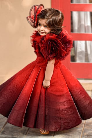 Gown design for small girl best sale