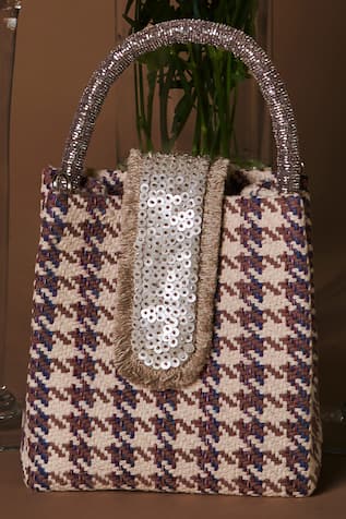 ETCETERA Sparkle Sand Mini Tote Bag 