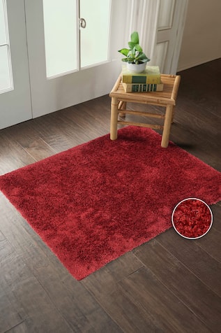 Polyester Hand-Tufted Rectangular-Shaped Rug 