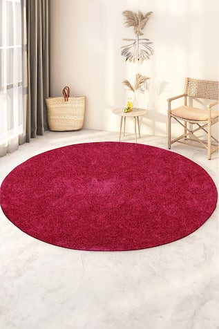 Round Shaped Tufted Rug 