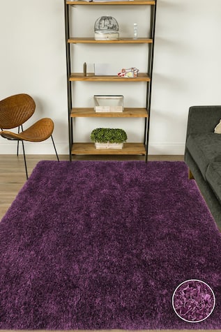 Plain Rectangle Shaped Rug 