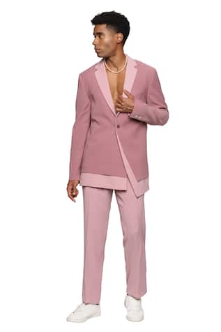 Color Block Panelled Trouser 