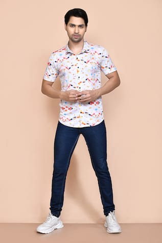 Arihant Rai Sinha Sprinkle Print Shirt 
