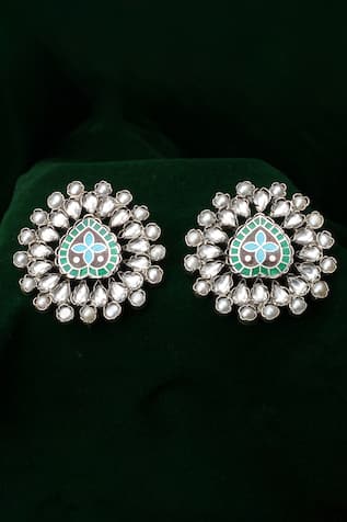 Corelia Oval Shaped Earrings 