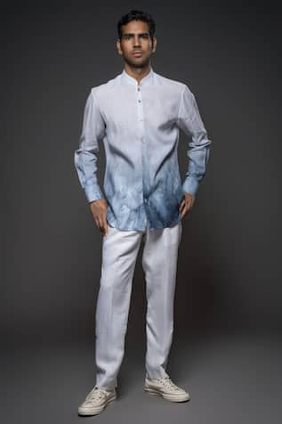 Balance by Rohit Bal Linen Ombre Jacket 