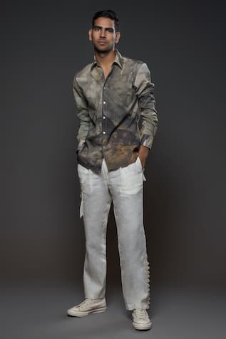 Balance by Rohit Bal Abstract Print Shirt 