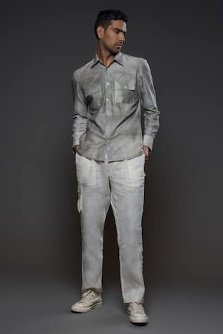 Balance by Rohit Bal Chanderi Textured Shirt 