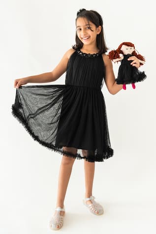 A Little Fable Loire Pleated Dress 