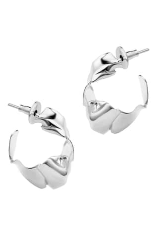 Mini Flow Textured Hoop Earrings 