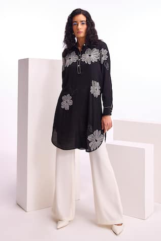 Namrata Joshipura Alder Floral Embellished Tunic & Pant Set 