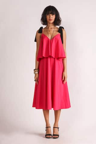 House of Three Sophia Ruffle Layered Dress 