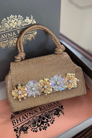 Bhavna Kumar Crystals Embellished Tote Bag