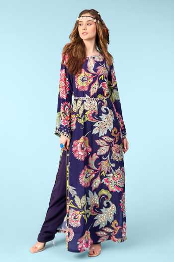 Sajeda A Lehry Lucy Floral Print Kurta & Pant Set 