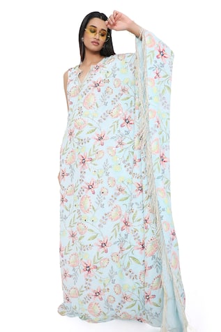 Payal Singhal Dream Floral Print Kaftan 