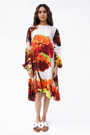 Studio Moda India The Sienna Tree Print Dress 