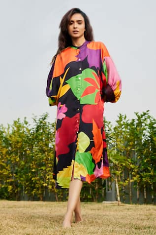 Studio Moda India The Brisk Flow Printed Dress 