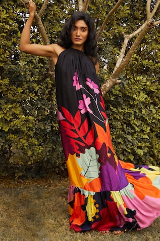 Studio Moda India The Auberon Printed Dress 