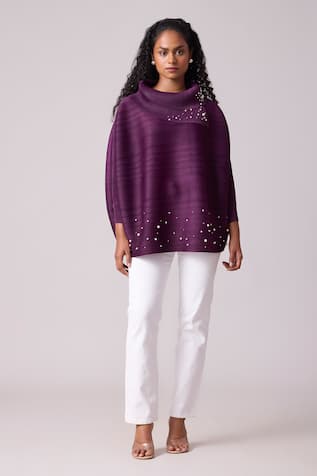 Scarlet Sage Sloane Pearl Embellished Top 