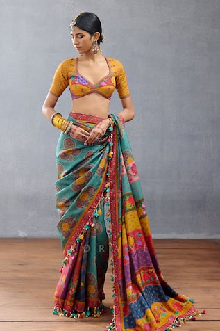 Torani Dil Rang Azaliya Printed Blouse 