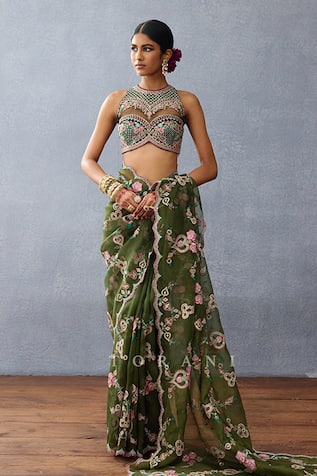 Torani Dil Saaz Raha Fleur Embroidered Blouse 