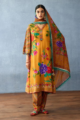 Torani Dil Seher Faiza Print Kurta Set 