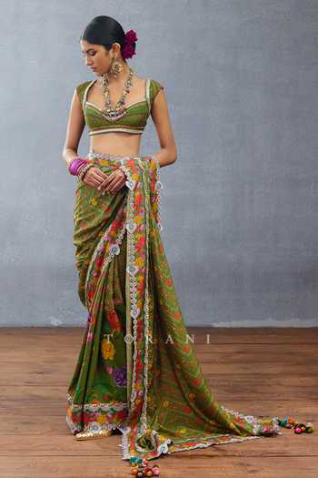 Torani Dil Saaz Maashita Printed Blouse 