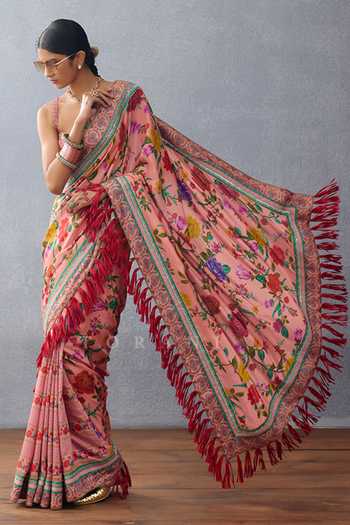 Torani Dil Ruba Amari Floral Print Saree 