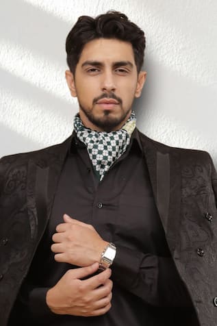 Unveiling Artistry Silk Scarf 