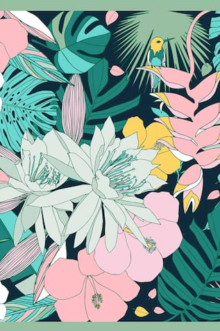 Flower Heaven Cotton Scarf 