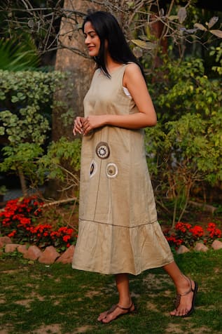 Shop Latest Designer linen dresses for women online