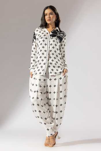 Thee Modern Roots Clover Blossom Print Shirt & Salwar Pant 