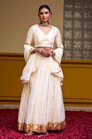 Baaro Masi Embroidered Lehenga Set 