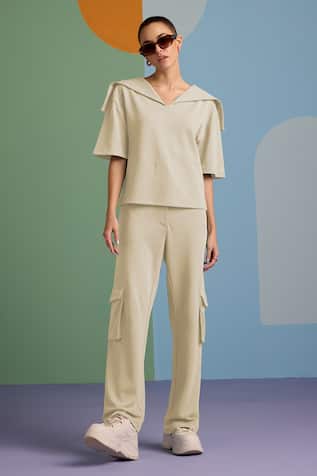 Eclectic Enchantment Plain Top With Pant 