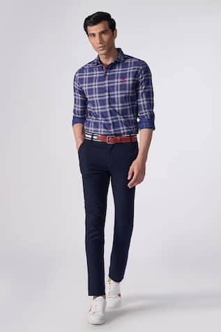 S&N by Shantnu Nikhil Chequered Print Shirt 