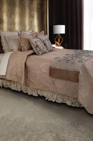 Marlena & Lace Floral Embroidered Bedding Set 