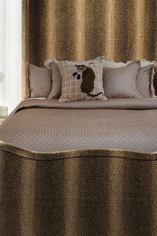 Hounds Tooth Embroidered Bedding Set 