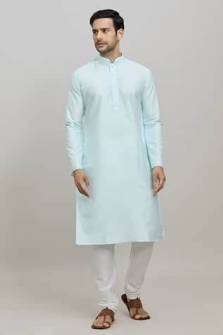 Plain Kurta & Churidar Set 