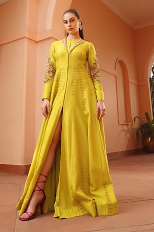 Shweta Aggarwal 3D Petal Embroidered Anarkali 